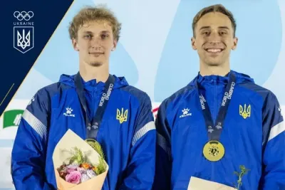 Українські скелелази встановили два рекорди Європи на турнірі в Китаї